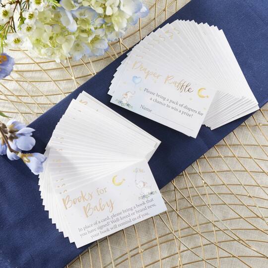 Kate Aspen® Blue Elephant Baby Shower Invitation & Thank You Card Bundle